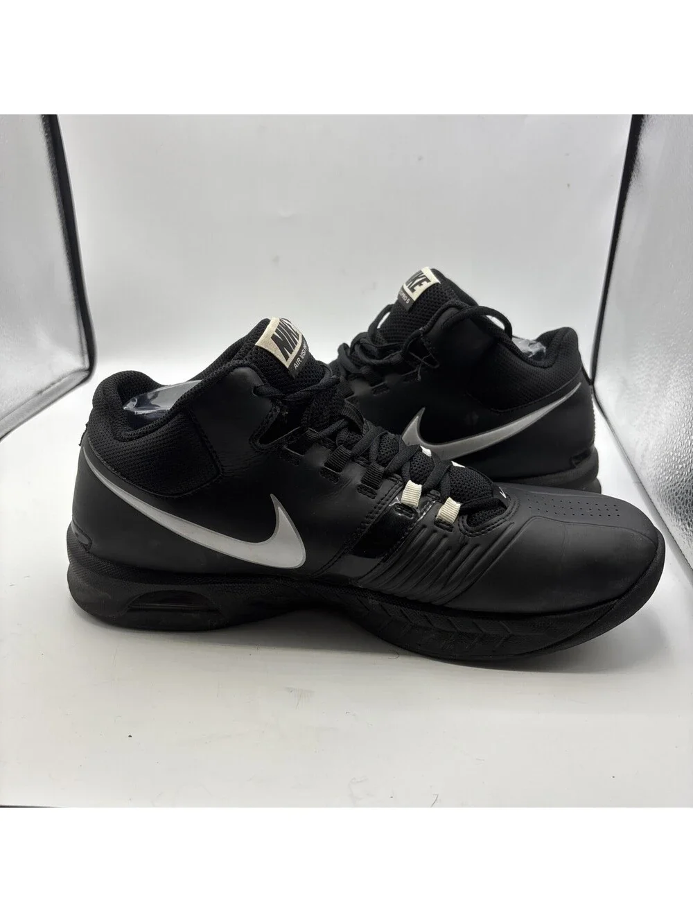 Nike Air Visi Pro 5 Basketball Shoe Men's Size 12 Black Athletic 653656-001